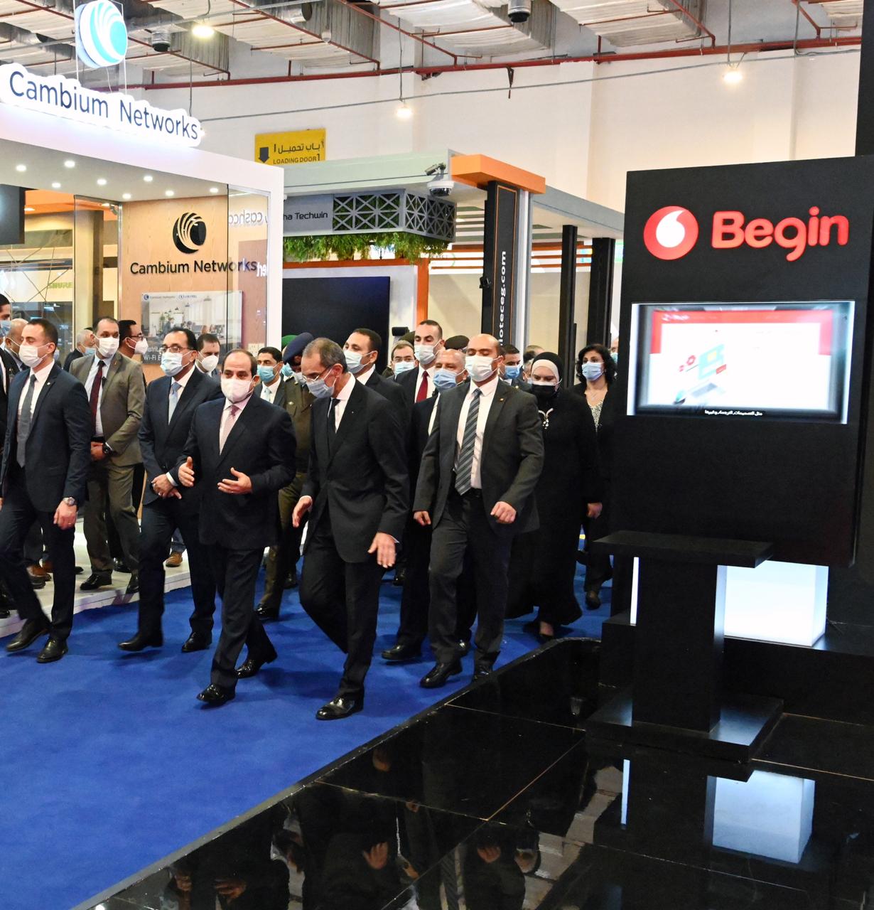 الرئيس عبد الفتاح السيسي يفتتح معرض القاهرة الدولي للتكنولوجيا Cairo ICT