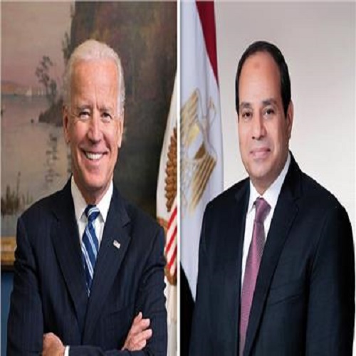 عبد الفتاح السيسي وجو بايدن 