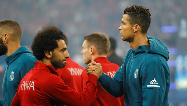 محمد صلاح وكريستيانو رونالدو 