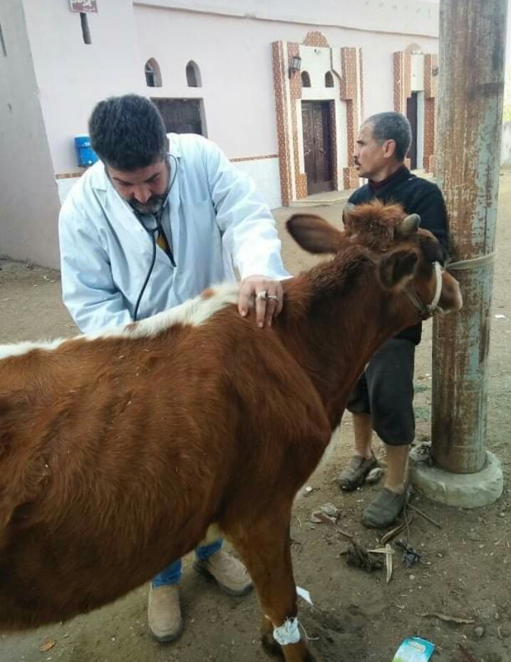 قوافل بيطرية من جامعة الزقازيق للقري الاكثر احتياجا  بالشرقية
