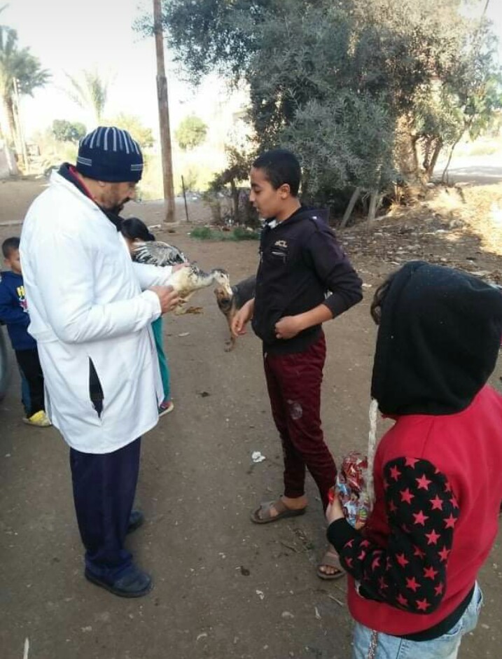 قوافل بيطرية من جامعة الزقازيق للقري الاكثر احتياجا  بالشرقية