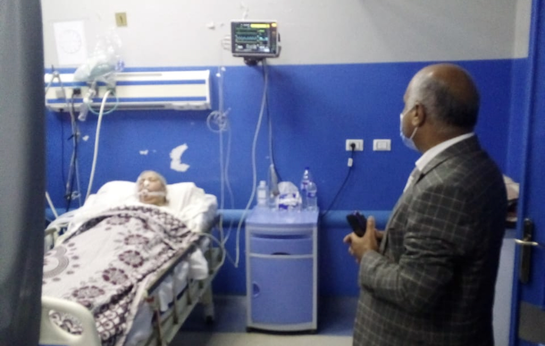 وكيل صحة الغربية فى جولة مفاجئة بمستشفيات صدر وحميات المحلة-صور