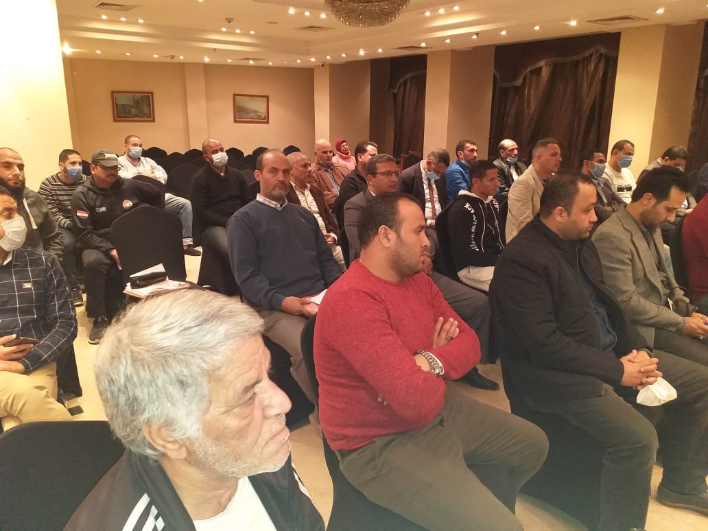 رئيس الإتحاد المصري للميني فوتبول يطلق قرعة دورى المناطق بالجيزة