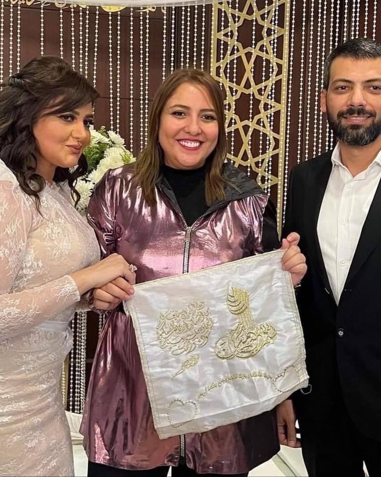 بحضور مي كساب.. هيثم شاكر يشهد على عقد قران المطربة شذى.. صور 