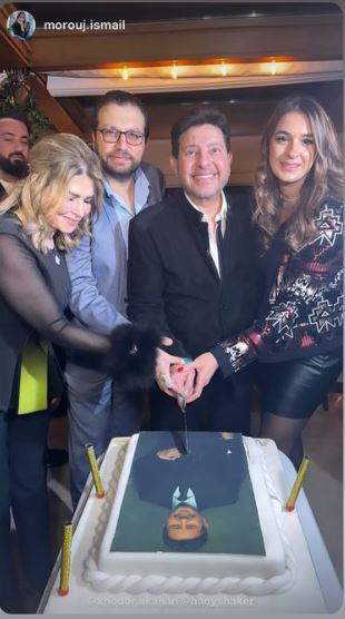 تفاصيل أحتفال امير الغناء العربى هانى شاكر بعيد ميلاده بـ بيروت