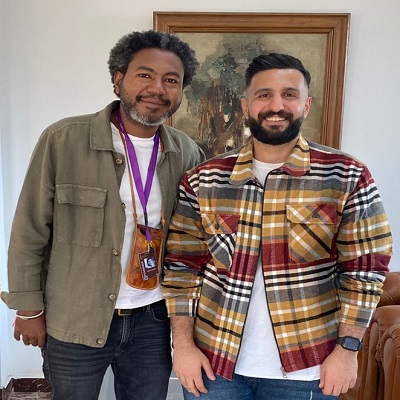 المخرج محمد صباحي ومحرر الجمهورية أونلاين 