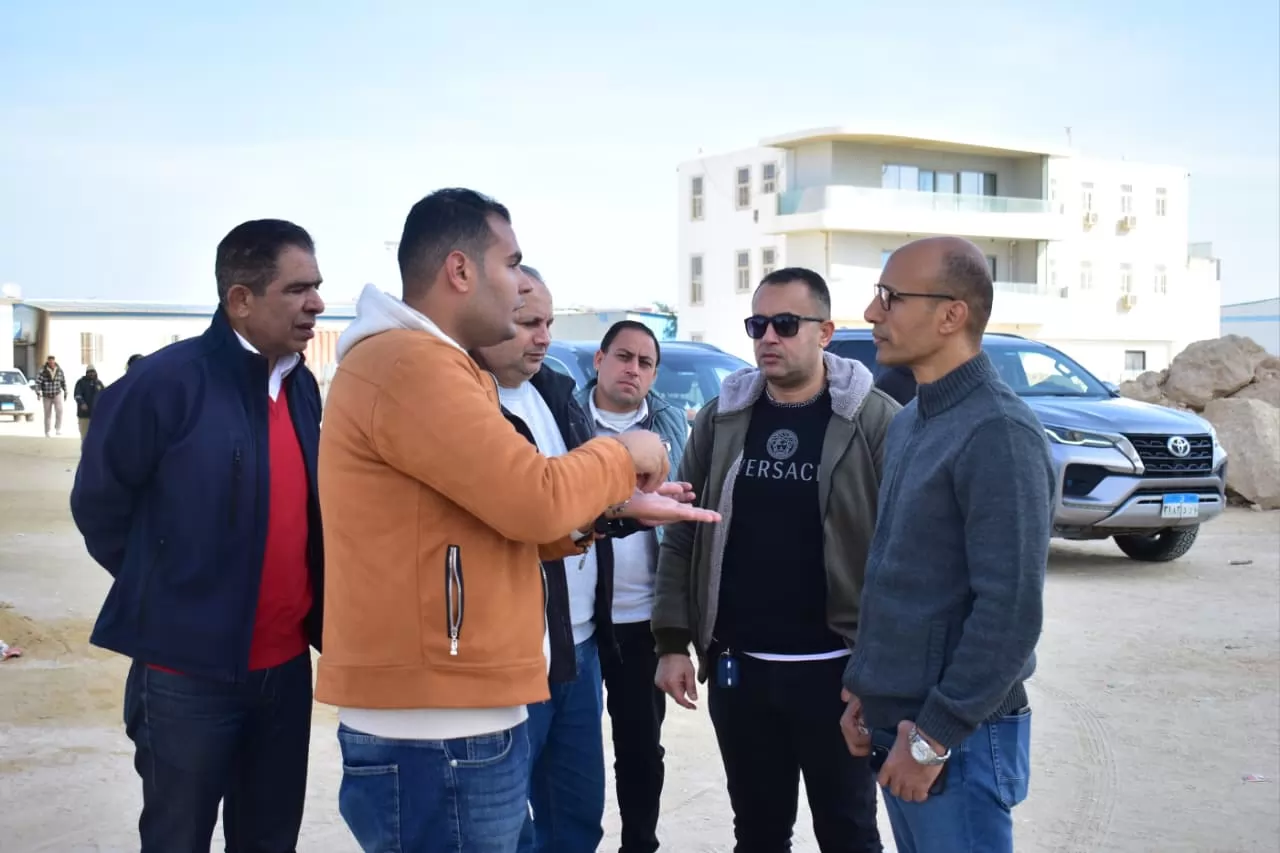 المرافق بالعلمين الجديدة تصل لمعدلات إنجاز قياسية 