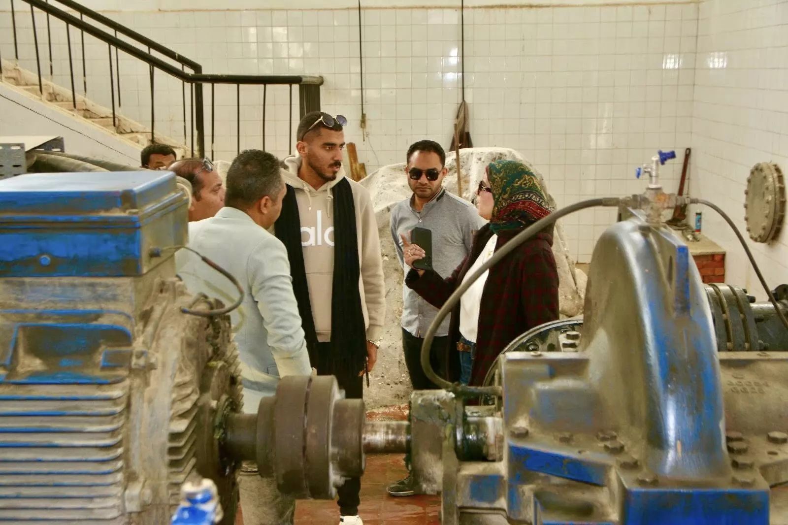 استقرار تشغيل محطة مياه المنطقة الصناعية بالسويس الجديدة 