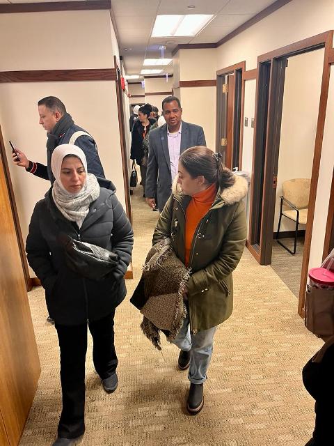 المنشاوى يعلن عودة وفد بالجامعة بعد إنها زيارتهم للولايات المتحدة