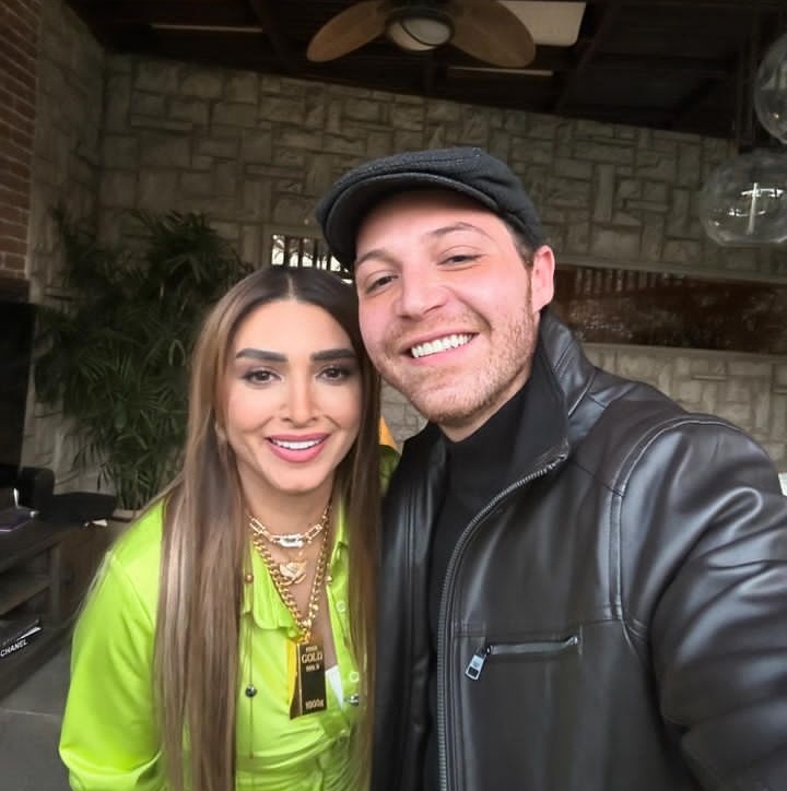 محمود حجازى وروجينا 