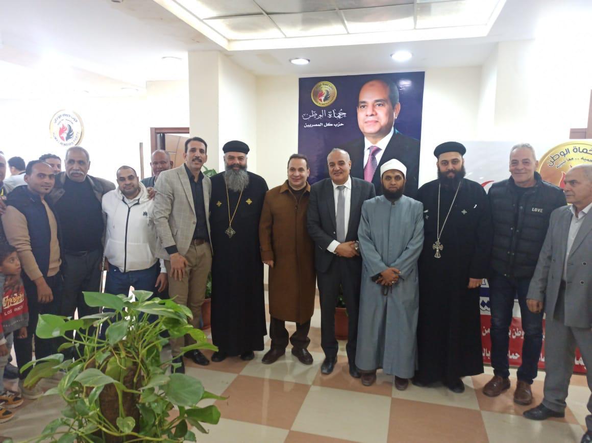 إفطار الأسرة المصرية على مائدة حماة الوطن بالعاشر من رمضان