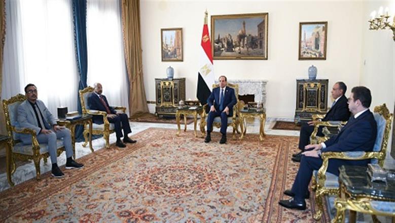 الرئيس عبدالفتاح السيسي ووزير خارجية إرتريا