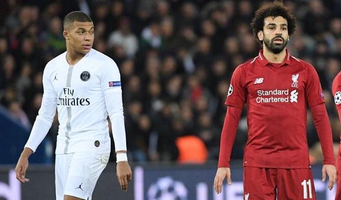 محمد صلاح ومبابي