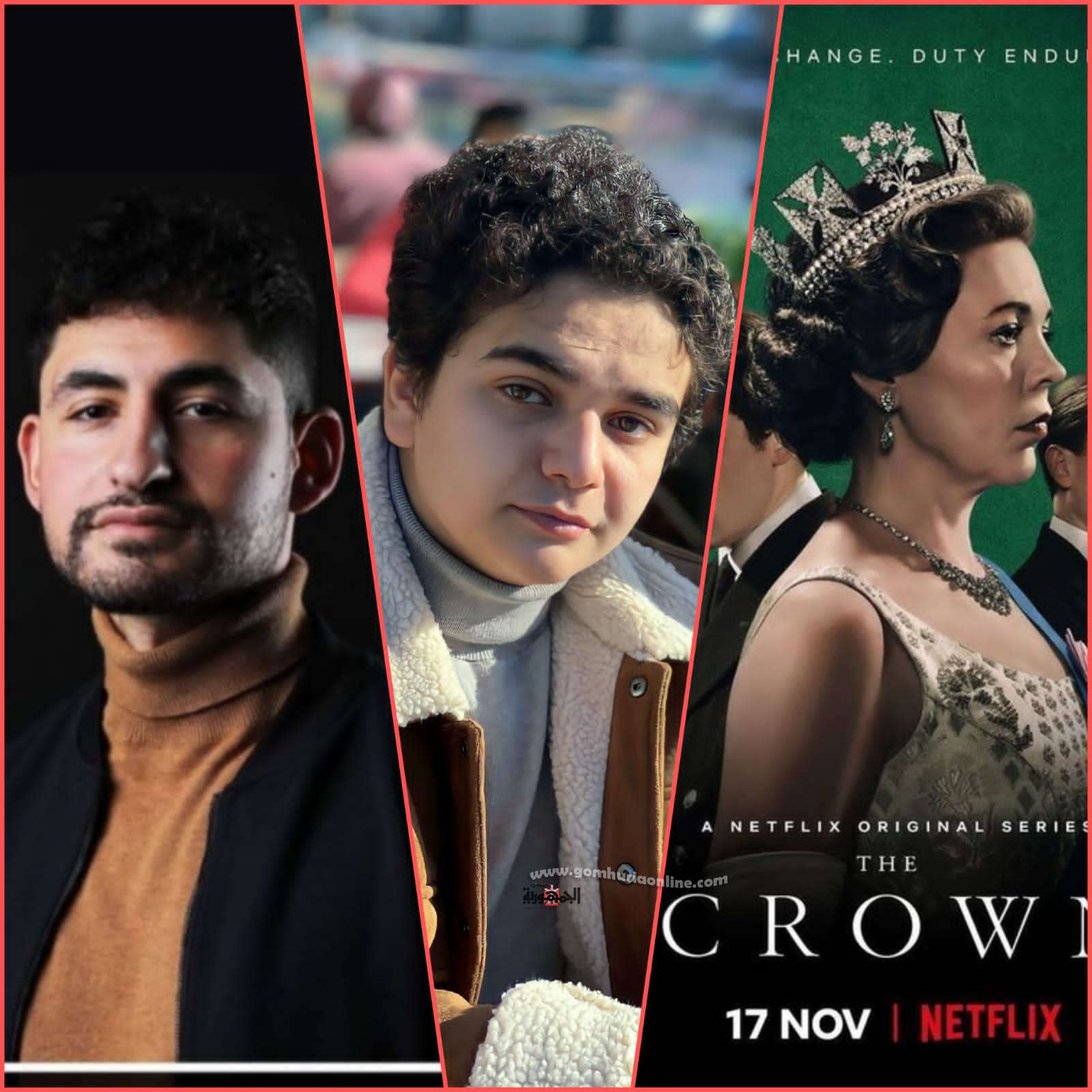 مؤمن هشام الشقيق الأصغر لأمير المصري ضمن أحداث  المسلسل العالمي The Crown