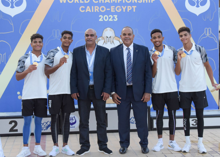 مصر تحصد  ذهبيتين وفضية وبرونزية ببطولة العالم للسباحة بالزعانف 