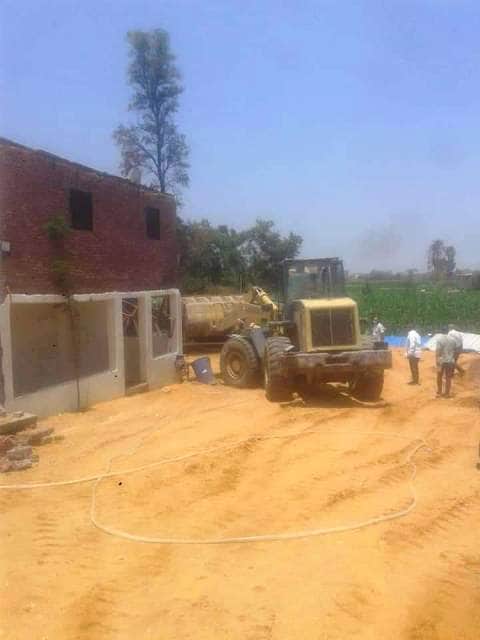 إزالة ١٣ حالة تعدى على الأراضى الزراعية بمساحة ١٣٧ فدانا بأبوحماد والحسينية وبلبيس