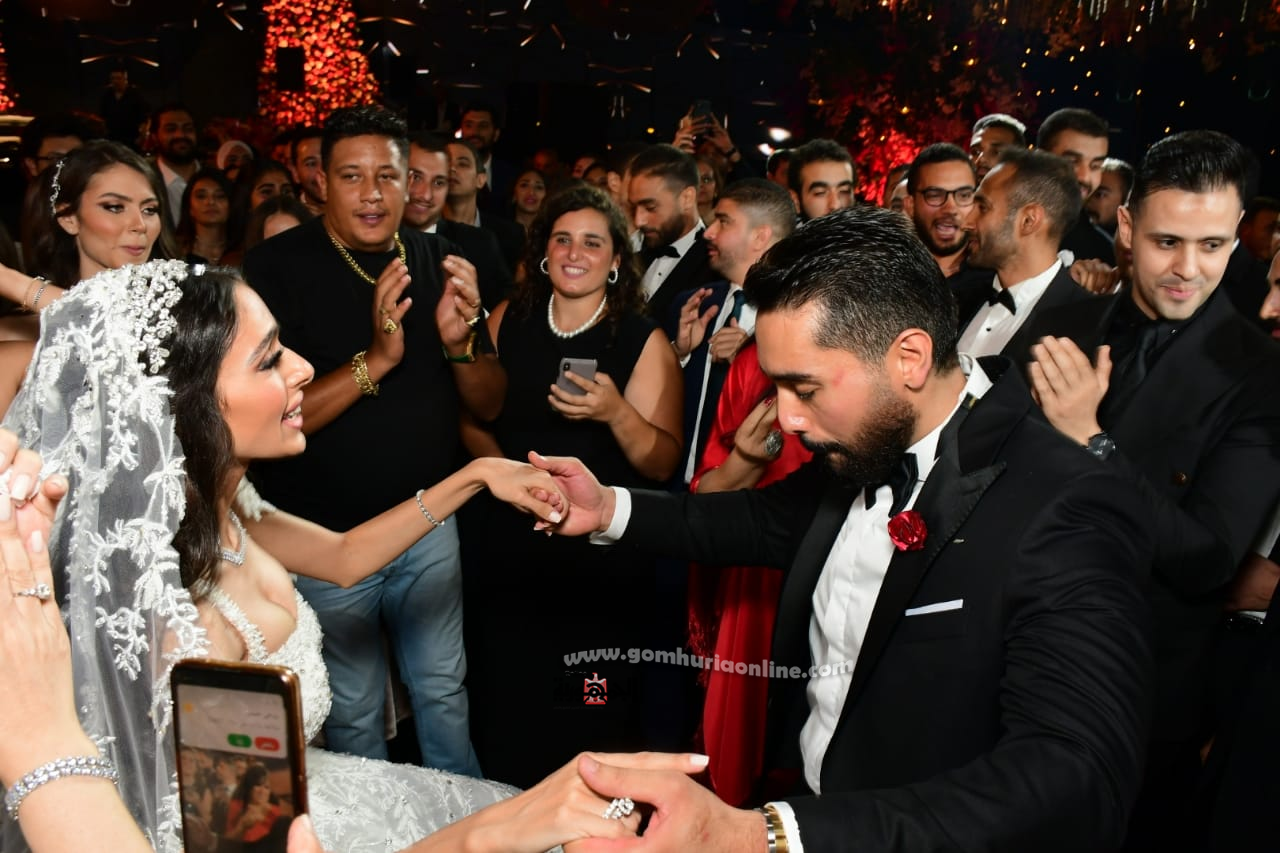 بالصور.. نحوم الفن والمشاهير في زفاف ابنة عصام إمام شقيق الزعيم 