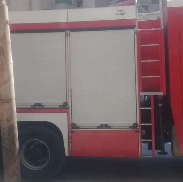 انهيار جزئى لمنزل من طابقين بدمنهور...صور
