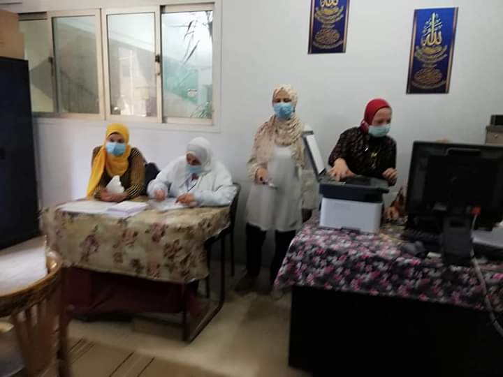 جهود مكثفة للفرق الطبية المتحركة لتطعيم العاملين بالمصالح الحكومية بلقاح كورونا‎ بصحة القليوبية
