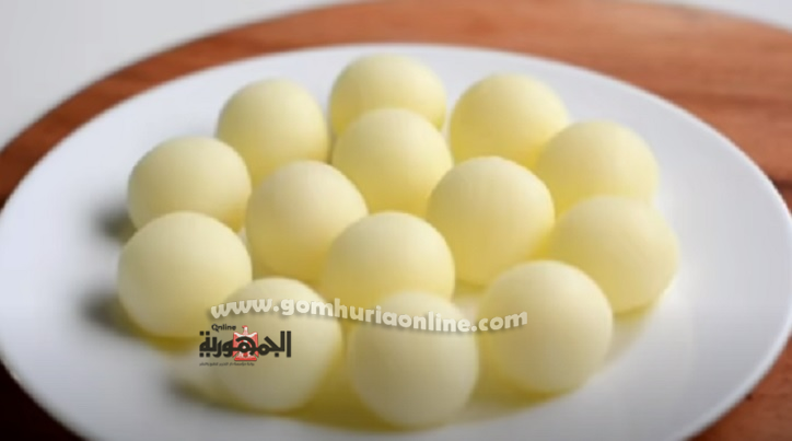 كرات الحليب حلوى سهلة وسريعة و لذيذة جدا بالفيديو 