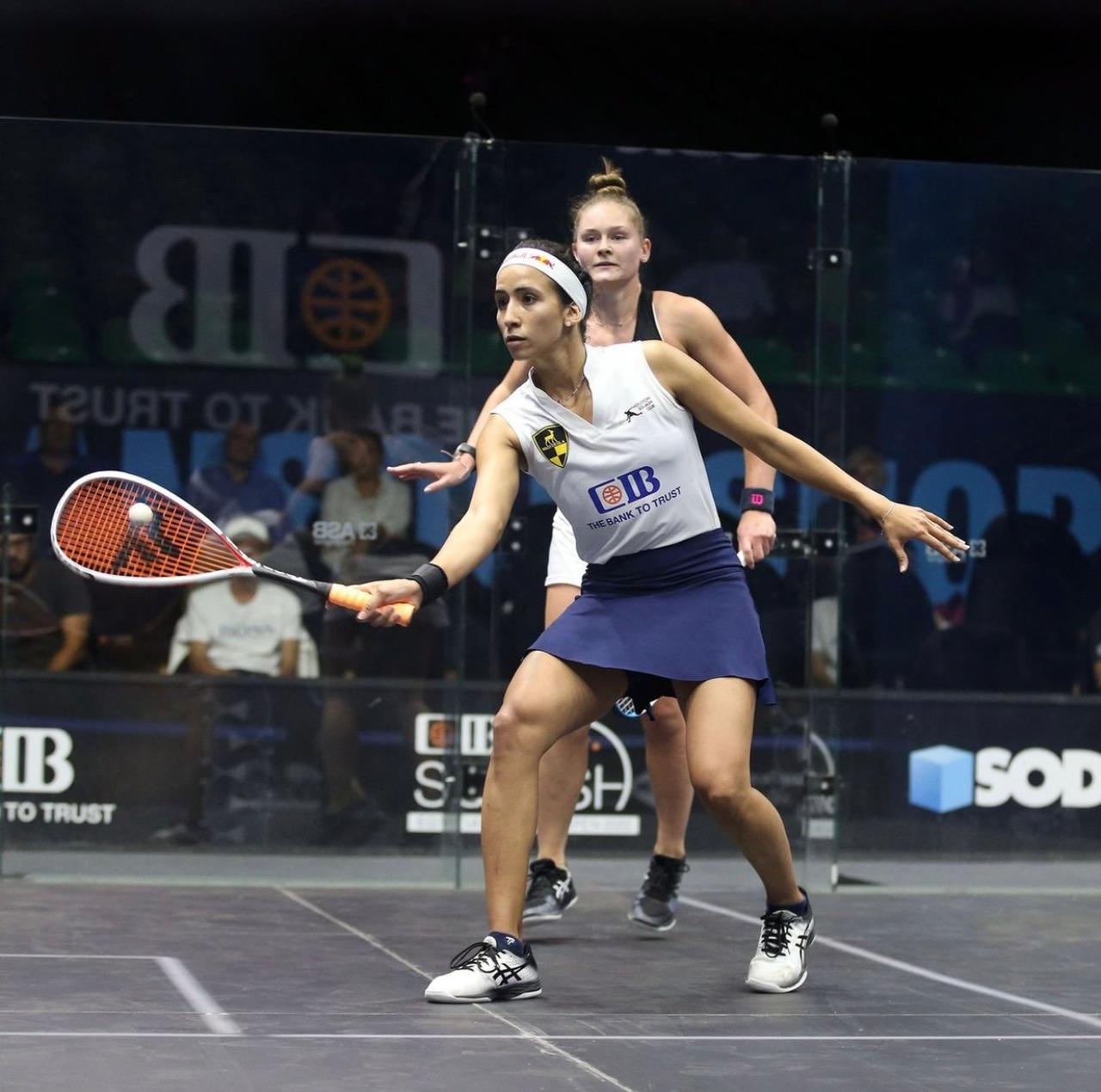 تأهل فرج وعسل ونوران لنصف نهائى بطولة مصر المفتوحة للاسكواش