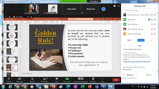 First slide