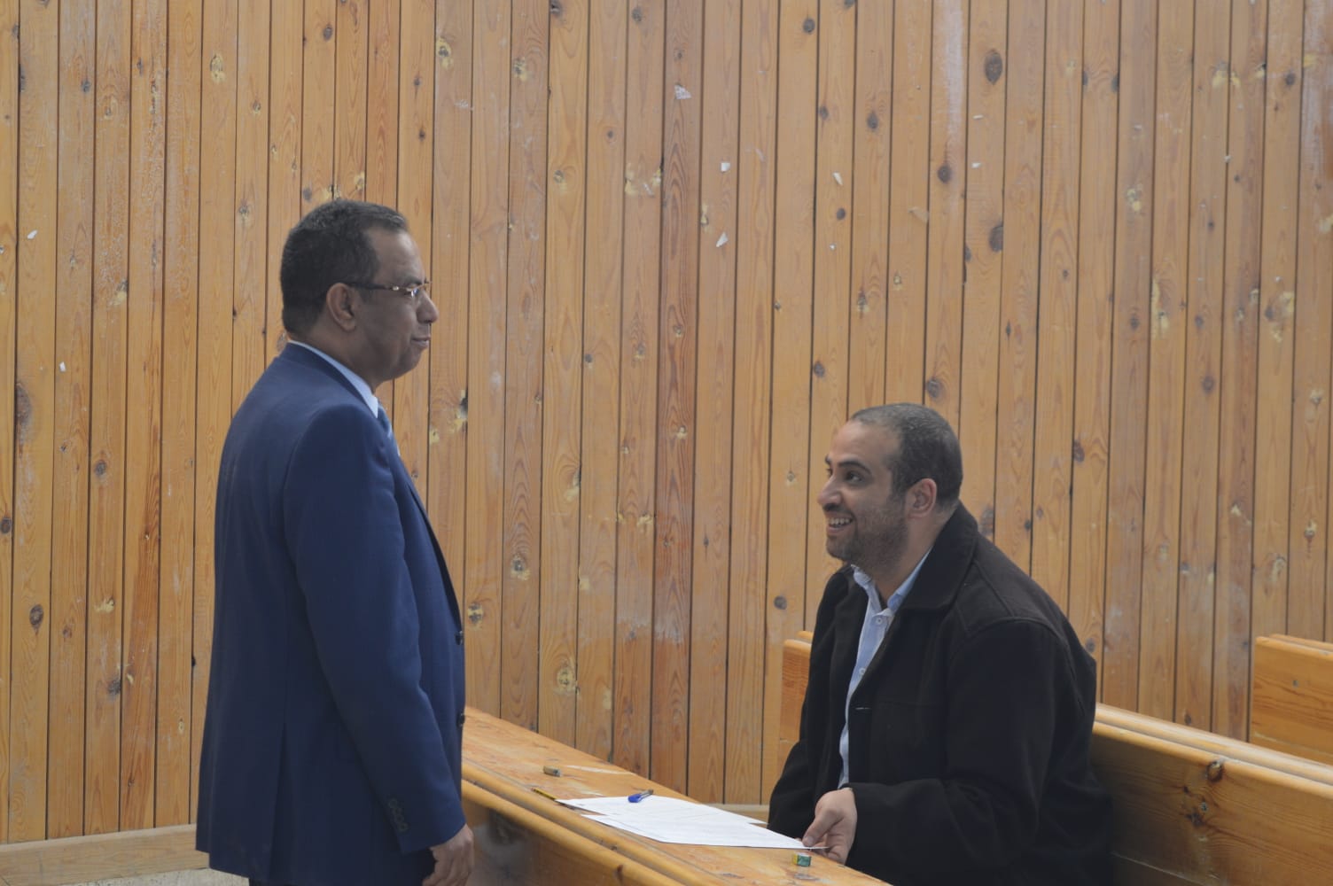 انتهاء امتحانات الفصل الدراسى الأول بكلية الحقوق بقنا 