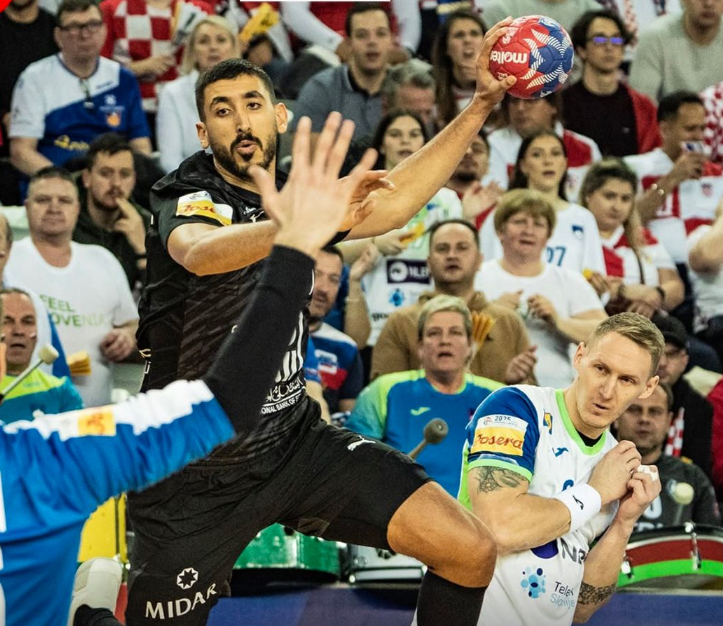 نتخب اليد يتقدم على سلوفينيا في الشوط الاول