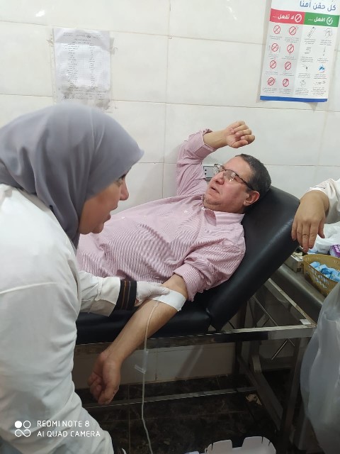 حملة موسعة بالدقهلية للتبرع بالدم تضامناً مع غزة 