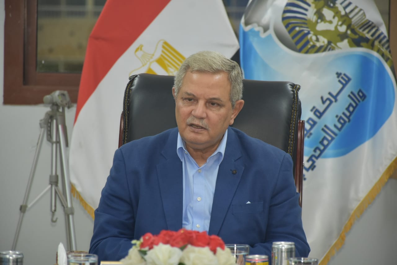 المهندس ممدوح رسلان رئيس الشركة القابضة لمياه الشرب والصرف الصحى