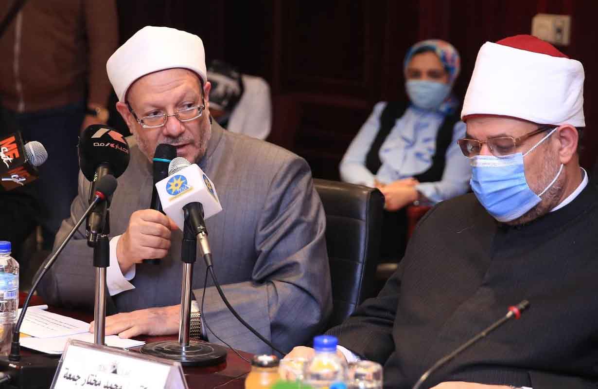 المفتي خلال اللقاء