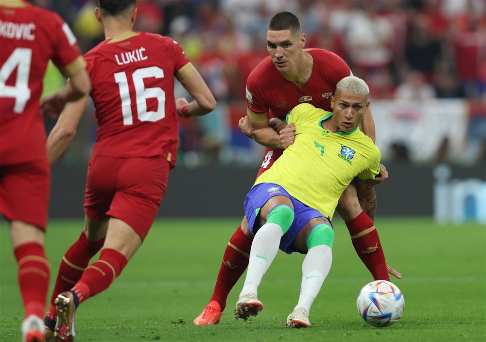 شوط أول سلبى بين البرازيل وصربيا فى كأس العالم - صور