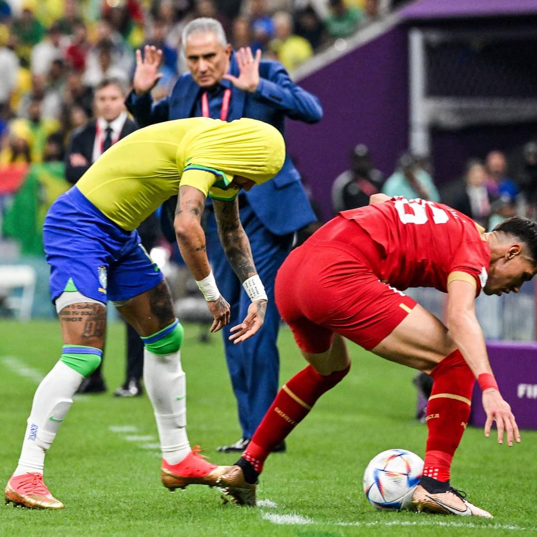 شوط أول سلبى بين البرازيل وصربيا فى كأس العالم - صور