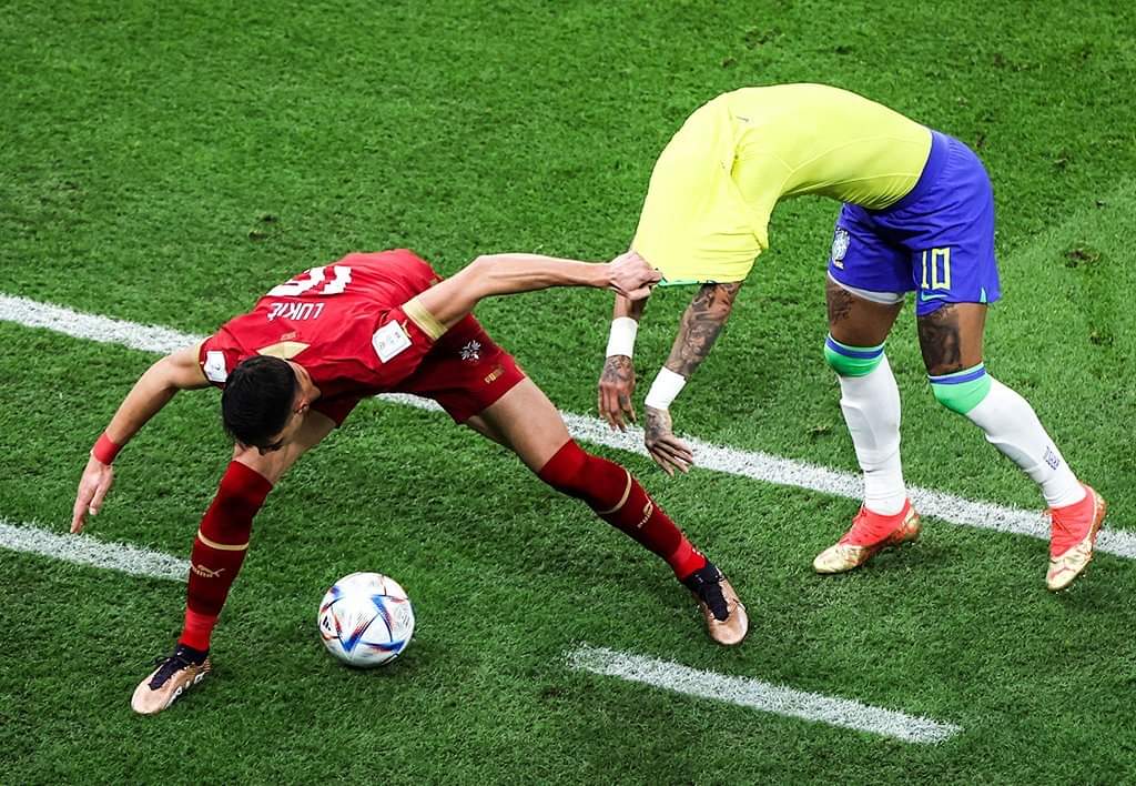 شوط أول سلبى بين البرازيل وصربيا فى كأس العالم - صور