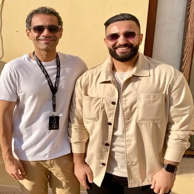 صدقي صخر ومحرر الجمهورية أونلاين 