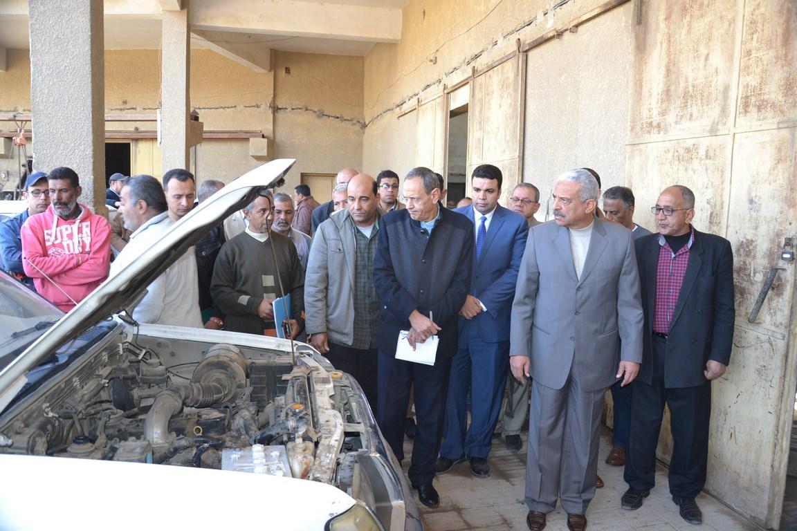 لجان لجرد مخازن وورش المحافظة والاحياء 