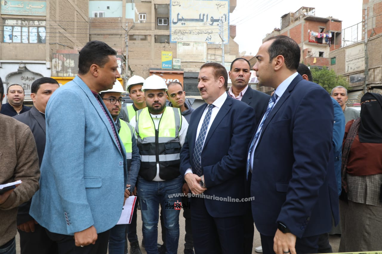 محافظ المنوفية خلال جولته اليوم بمركز ومدينة الشهداء