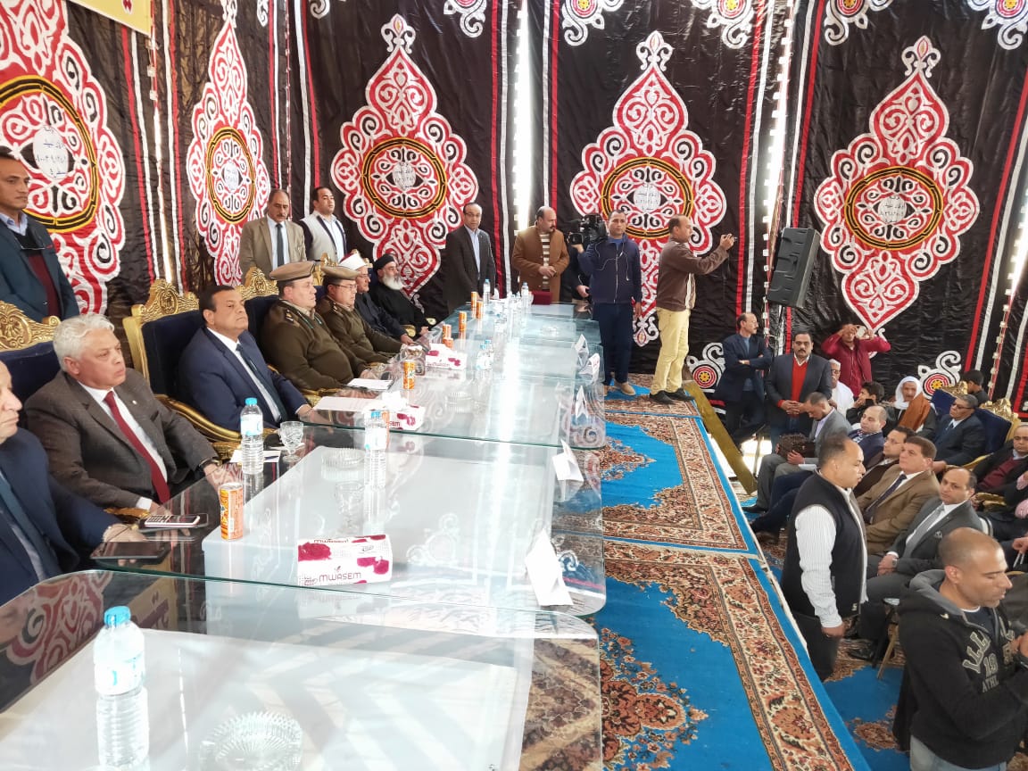 محافظ البحيرة ومدير الأمن ينهيان خصومة ثأرية بين عائلتين حبيب وعيسى بدمنهور