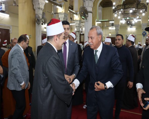 محافظ القليوبية يشهد احتفالية مديرية الأوقاف بليلة النصف من شعبان