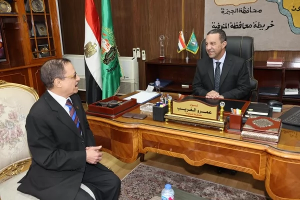 محافظ المنوفية ومحرر بوابة الجمهورية