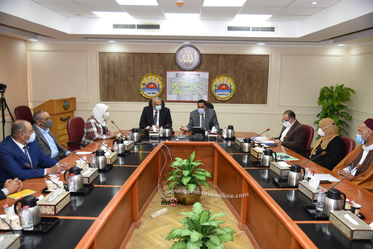برتوكول تعاون بين مطروح وجهاز التنسيق الحضارى  للتطوير والتنسيق الحضارى  بميدان  المنطقة المحيطة بقلعة شالى بسيوة