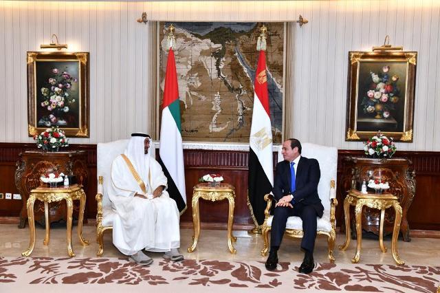 ولى عهد الامارات يشيد بدور مصر المحورى كركيزة للاستقرار بالمنطقة 