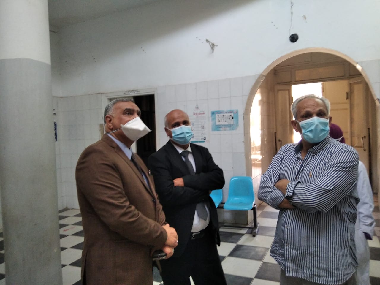 وكيل صحة الغربيه يتفقد مستشفي حميات كفرالزيات-صور