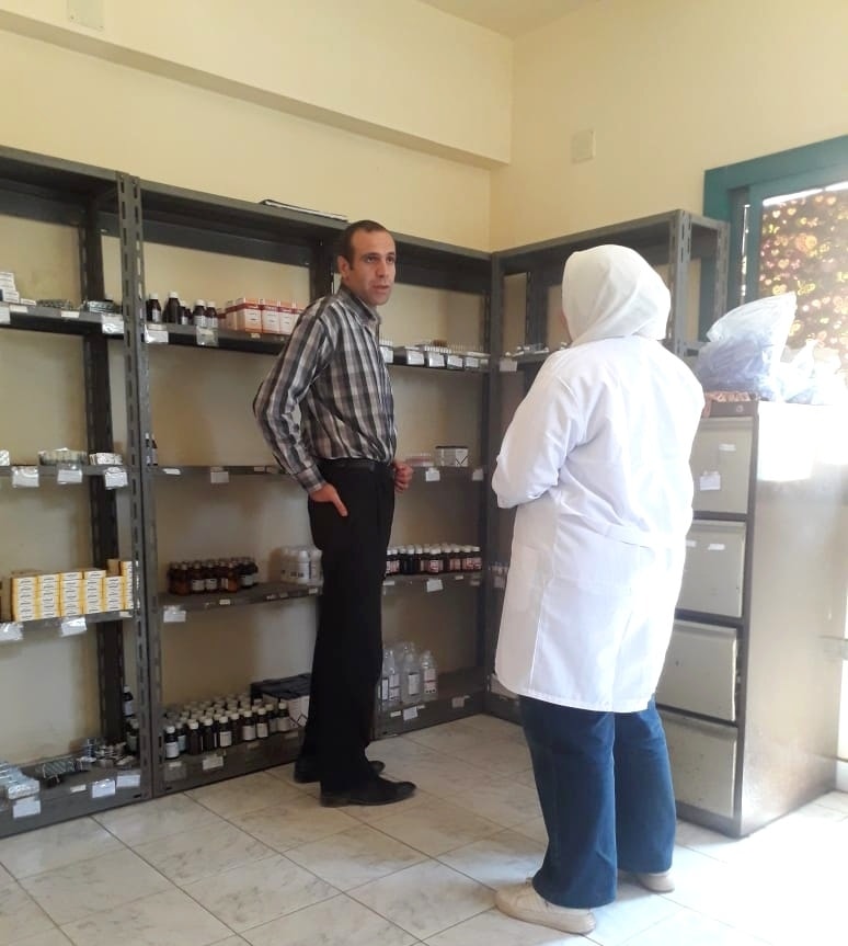 استمرار العمل فى الوحدات الصحية التابعة للرعاية الاساسية بكفرالشي