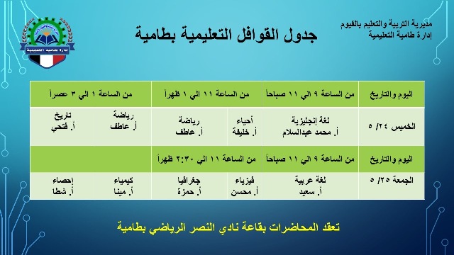 First slide