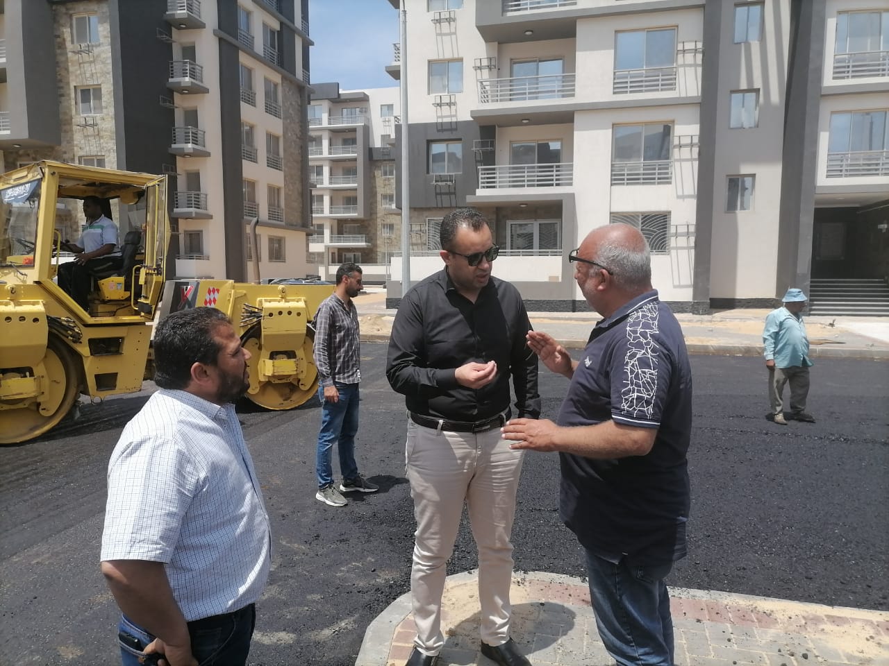 رئيس جهاز مدينة دمياط الجديدة يتفقد أعمال مشروعات جنه