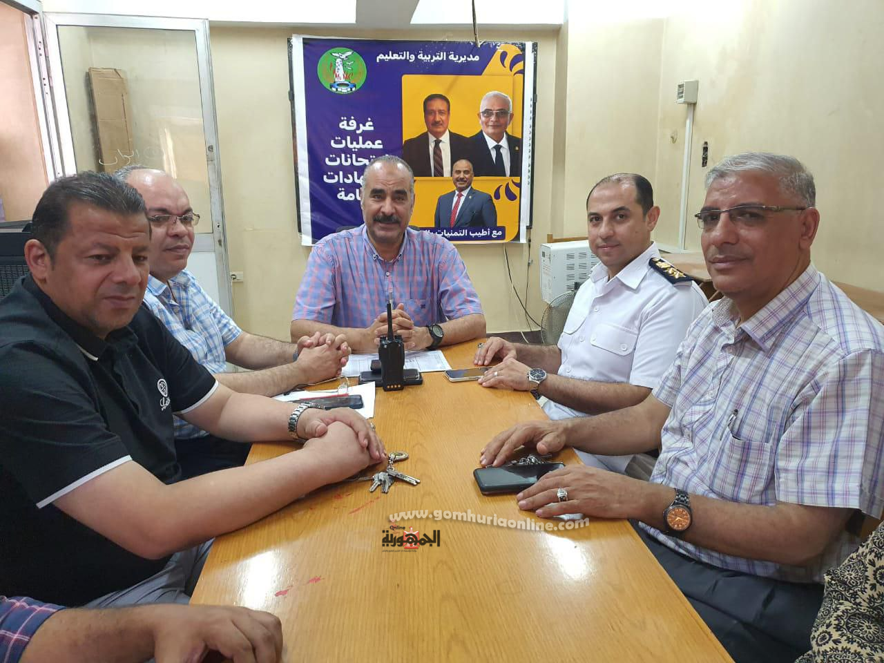 الفولي يتابع من غرفة العمليات امتحانات الثانوية العامة للمكفوفين