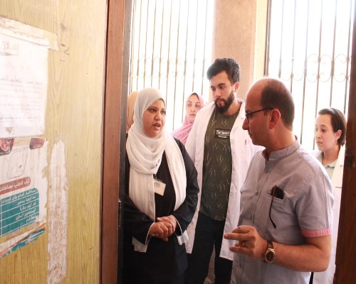 الدكتور حمودة الجزار  وكيل وزارة الصحة بالقليوبية 