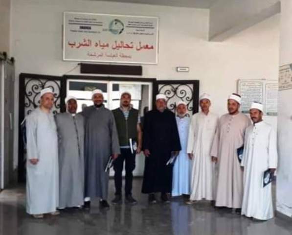 زيارة ميدانية للأئمة والخطباء لمحطة مياه العباسة بأبو حماد