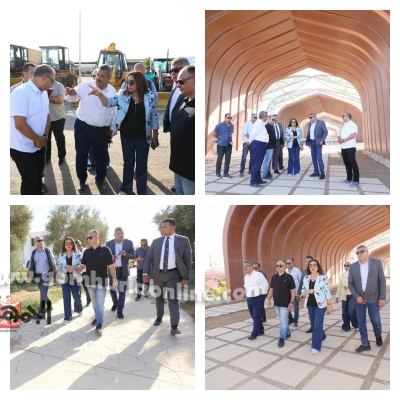 وزيرة التنمية المحلية خلال جولتها اليوم بمدينة شرم الشيخ